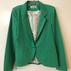 Green blazer